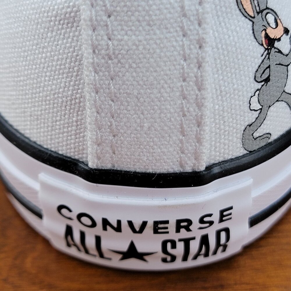 Converse x Bugs Bunny 80 Years CTAS Ox 169226F Grey/White/Black Multi Sizes Mens - Picture 10 of 14